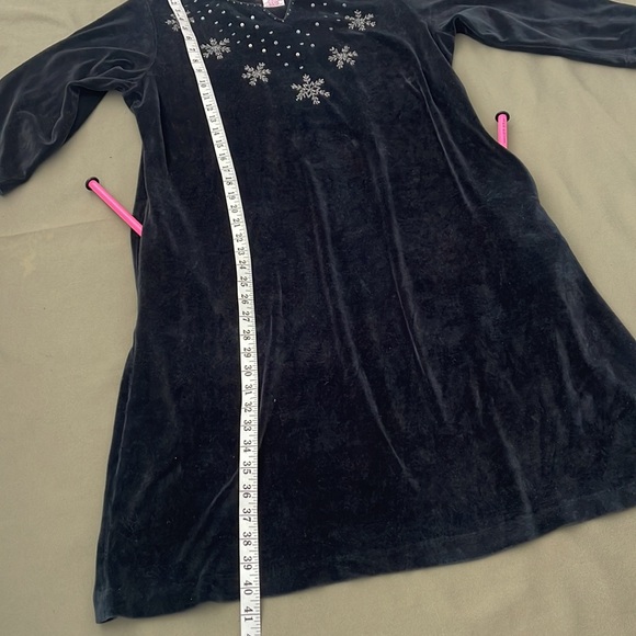 QUACKER 🦆 FACTORY Velvet w Pockets size MEDIUM Womens DRESS - Picture 14 of 16